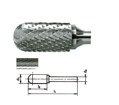硬质合金钢圆柱球头旋转锉