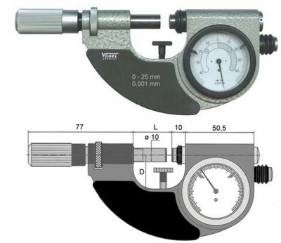 可调指针式过止量规